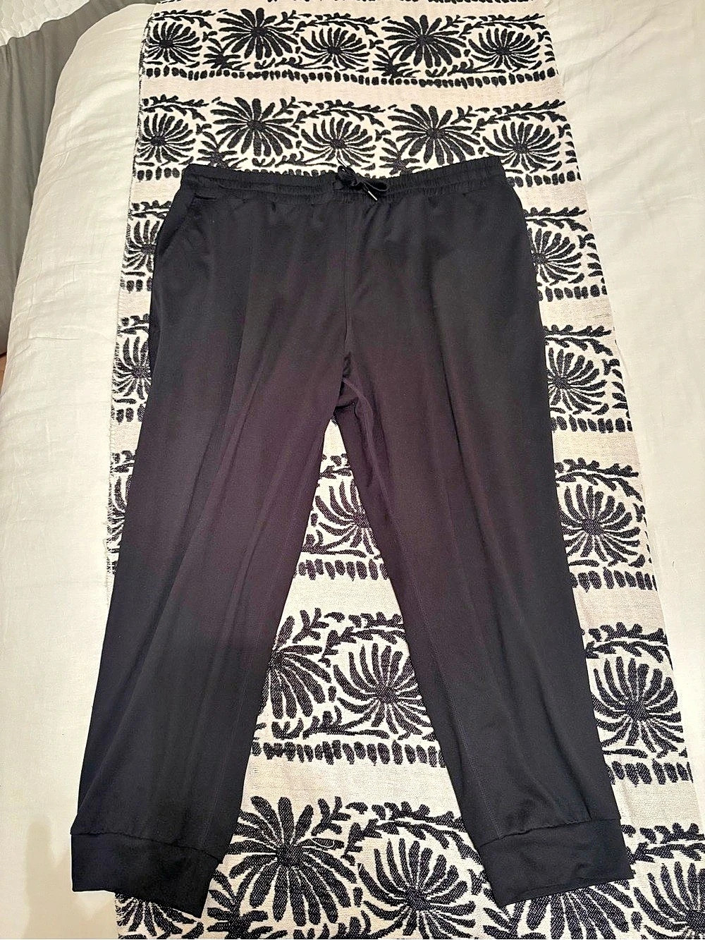 Quince Flowknit Mid-Rise Joggers Black Size XL - Picture 2 of 6